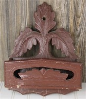 Victorian Style Wall Comb Case