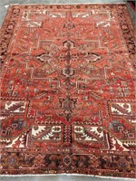 Heriz Hand Knotted Rug 7.5 x 9.6 ft