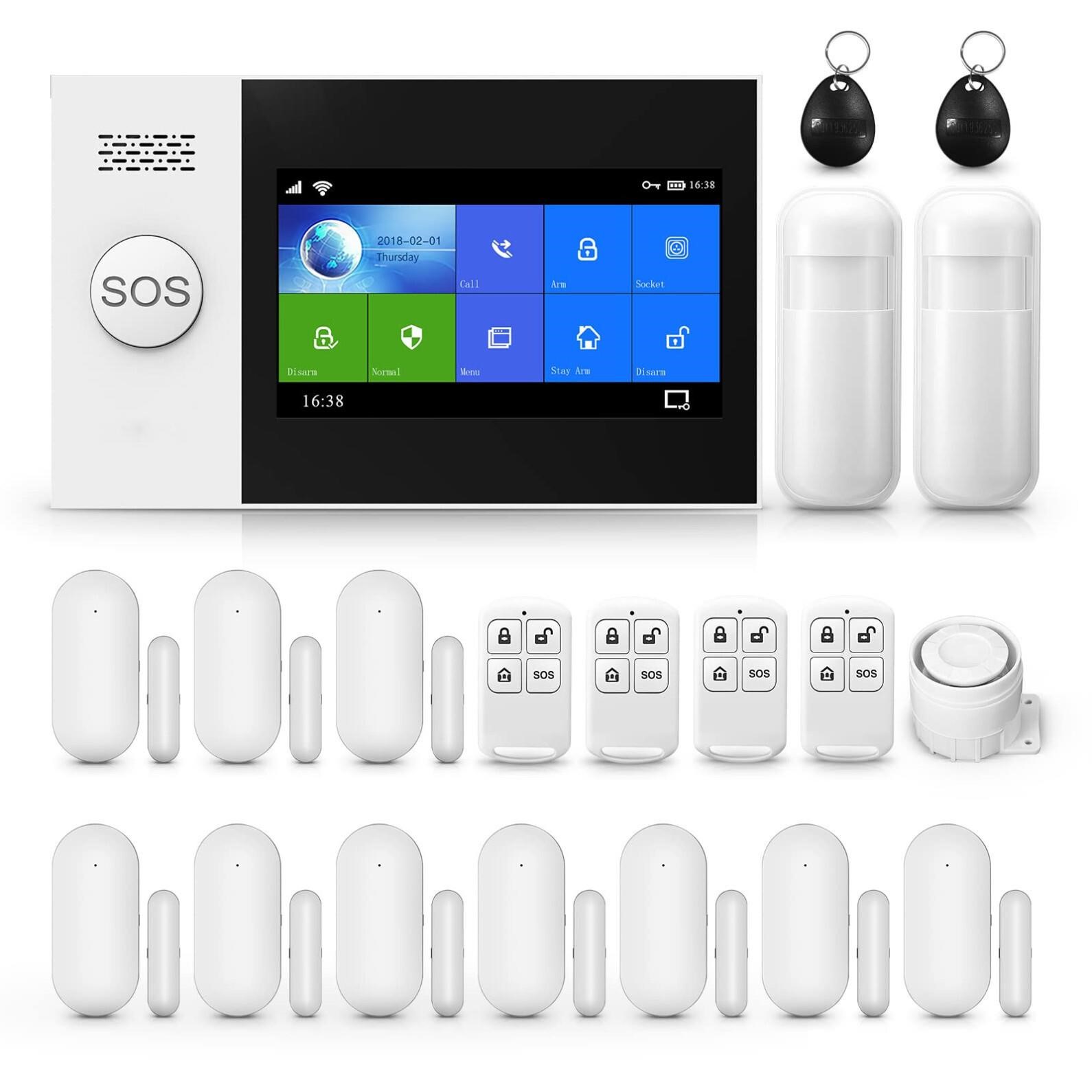Touch Screen Alarm System for Whole House Security
