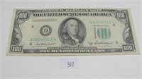 1950 Series B Cleveland bank uncirculated $100 Bil