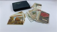 Antique Postal Card book & postcards