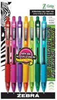 New- ZEBRA Z-Grip Retractable Ballpoint Pens