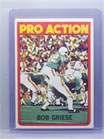 Bob Griese Pro Action 1972 Topps