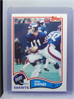 Phil Simms 1982 Topps