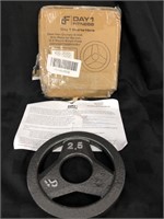 Cast Iron Olympic 2 In Barbell Grip Plate