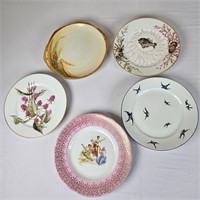 Assorted Small Porcelain Plates (5)