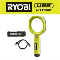 RYOBI USB Lithium 200 Lumens Magnifying Light Kit