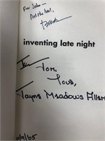 Inventing Late Night signed book