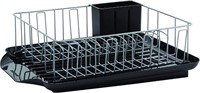 Farberware Dish Rack,Black,20-Inch-by-15-Inch