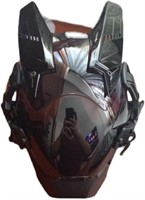 Cyberpunk Helmet, Black Cyberpunk Mask Samurai Cos