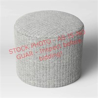 Anderson round puff footstool