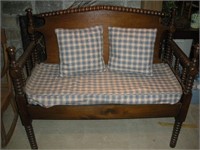 Wood Loveseat - 50 Inches Long