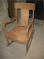 Oak Rocking Chair -  36 Inches Tall