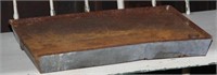 Metal Drying Tray, shows some surface rust which