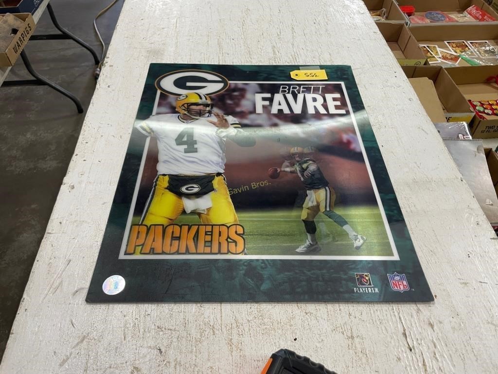 Brett Favre Hologram Wall Item