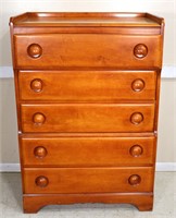 Solid Maple 5-Drawer Chest