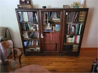 Vintage book/ liquor cabinet  67x 13 x56in. Tall