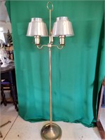 Brass Floor Lamp w/ Double Light