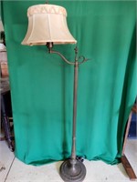 Early Brass Floor Lamp