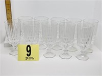 (10) Fostoria 7 1/8" Iced Tea Glasses