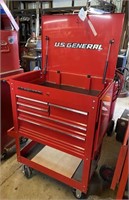 U.S. General 5-Drawer Cart w/(2) Trays