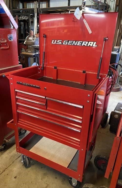 U.S. General 5-Drawer Cart w/(2) Trays