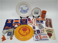Lot of Various University of Illinois Souvenirs