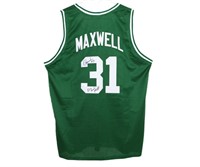 SIGNED CEDRIC MAXWELL BOSTON CELTICS JERSEY W/ JSA