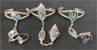 Ring Bracelet Hand Harnesses-3 pc lot