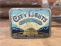 City Lights Fine Cut Tobacco Tin