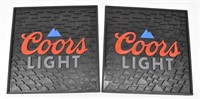 Coors Light Rubber Bar Mats