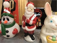 Vintage Blow Mold Santa Clause