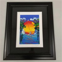 Peter Max signed & numbered 84/495 colored