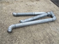3 Sections of Furnace Pipe