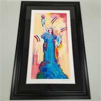 Peter Max signed & numbered 253/350 colored