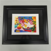 Peter Max signed & numbered HC 43/50 colored