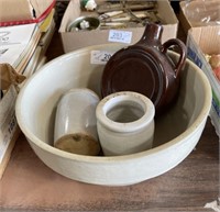 4 Antique Pottery Pieces