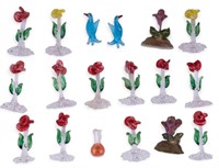 Dollhouse Floral and Blown Glass (18 pcs)