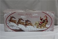 Santa Sleigh & Reindeer, 25" long