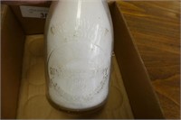 Vintage Portage sunnyside milk bottle