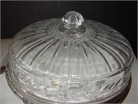 Waterford/Dublin Cake Plate/cover with additional
