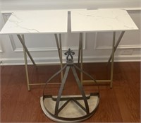 Metal Folding Tray Tables and Wall Shelf