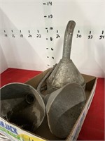 metal funnels