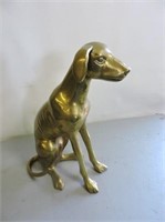 Brass Greyhound, 11" T