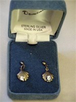 Domenico Sterling Silver Pierced Earrings NIB