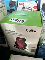 BELKIN WIRELESS CHARGING STAND RETAIL $50