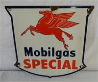 1946 MOBILGAS SPECIAL PEGASUS SSP PUMP PLATE