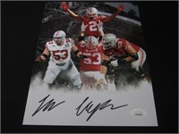 OHIO STATE LUKE WYPLER SIGNED 8X10 PHOTO JSA