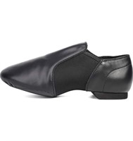 42 size HROYL Leather Jazz Shoes Flat Dance Shoes