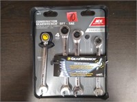 ACE Combination GearWrench Set SAE